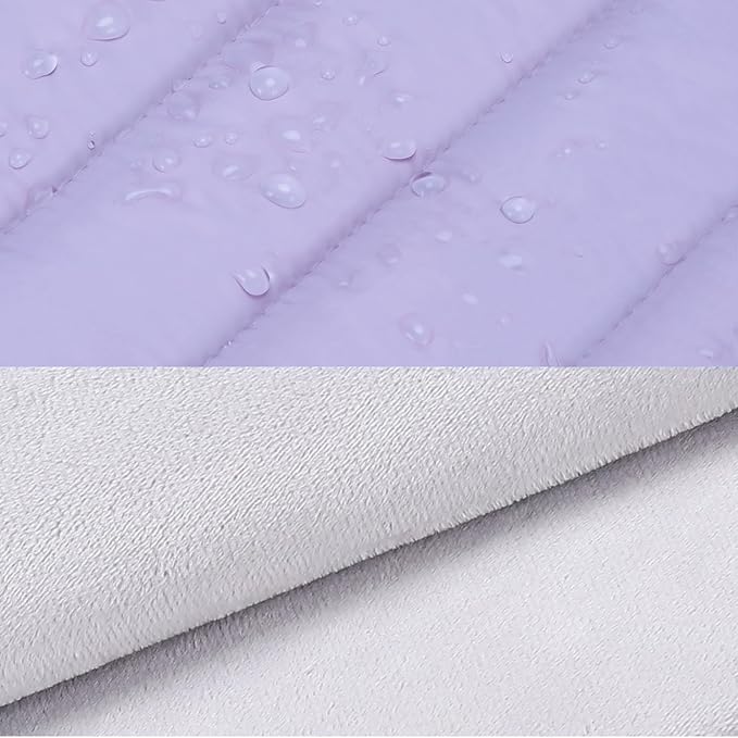 MOSISO 15-15.6 inch Laptop Case, 16 inch Puffy Laptop Sleeve Compatible with MacBook Pro 16, HP Dell ASUS Acer Toshiba Lenovo Notebook Computer, Polyester Horizontal Bag with Small Case, Purple