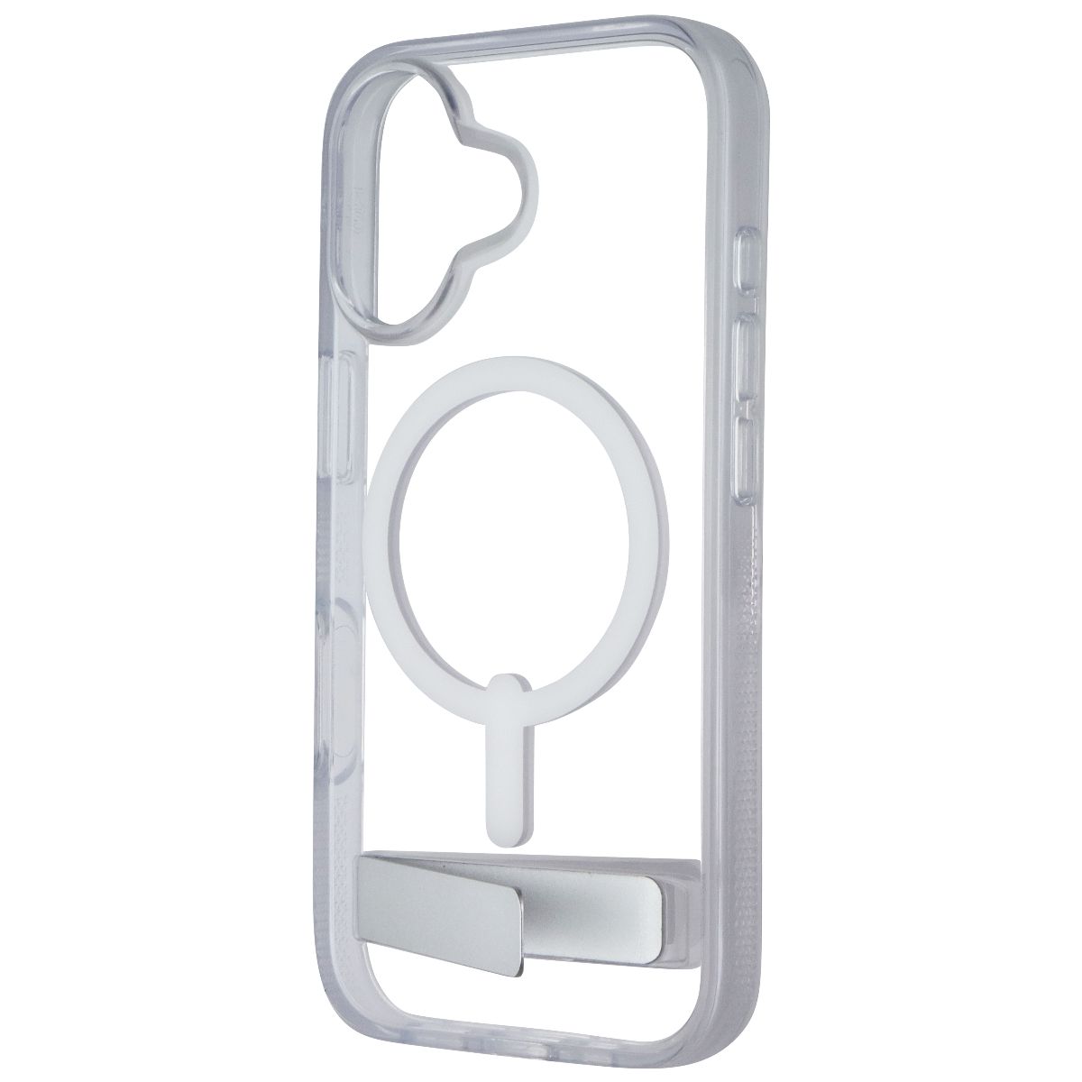 ZAGG Crystal Palace Snap Case with Kickstand for MagSafe for iPhone 17 - Clear